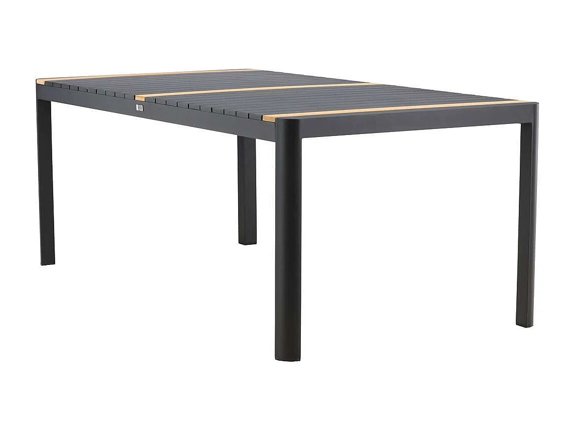 Togo eettafel tuin zwart.