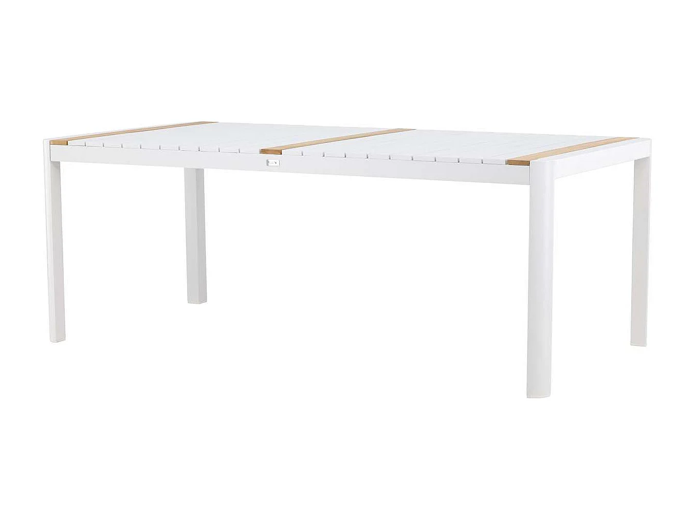Table de Jardin en Teck "Togo" 200cm Blanc