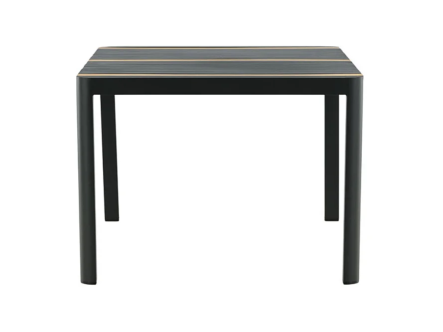 Table de Jardin en Teck "Togo" 150cm Noir