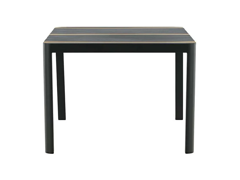 Table de Jardin en Teck "Togo" 150cm Noir