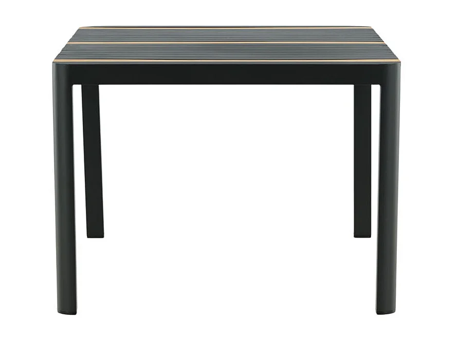 Table de Jardin en Teck "Togo" 150cm Noir
