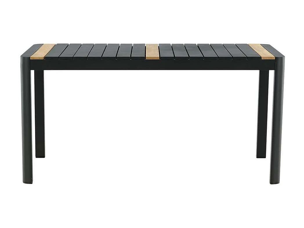Table de Jardin en Teck "Togo" 150cm Noir