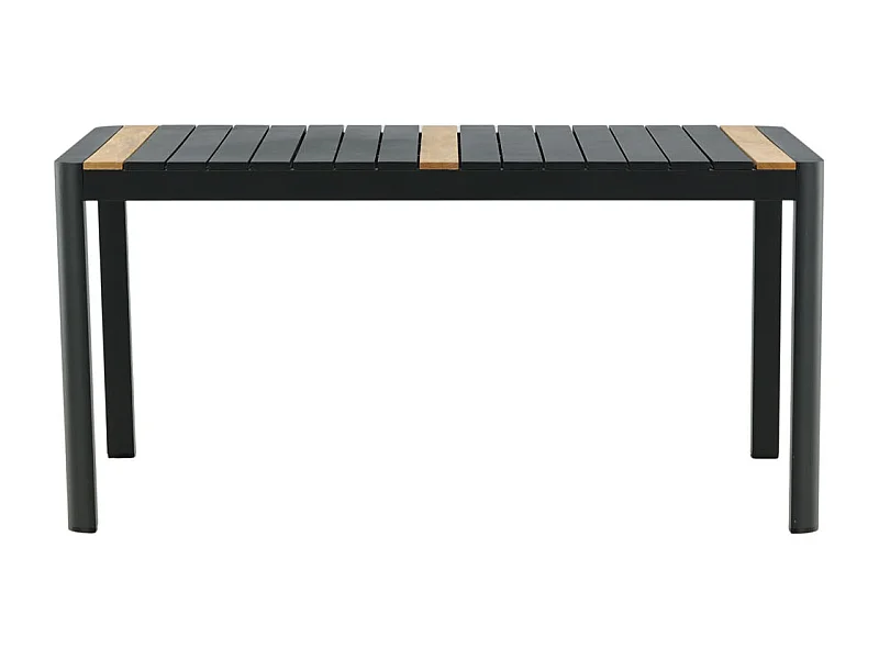 Table de Jardin en Teck "Togo" 150cm Noir