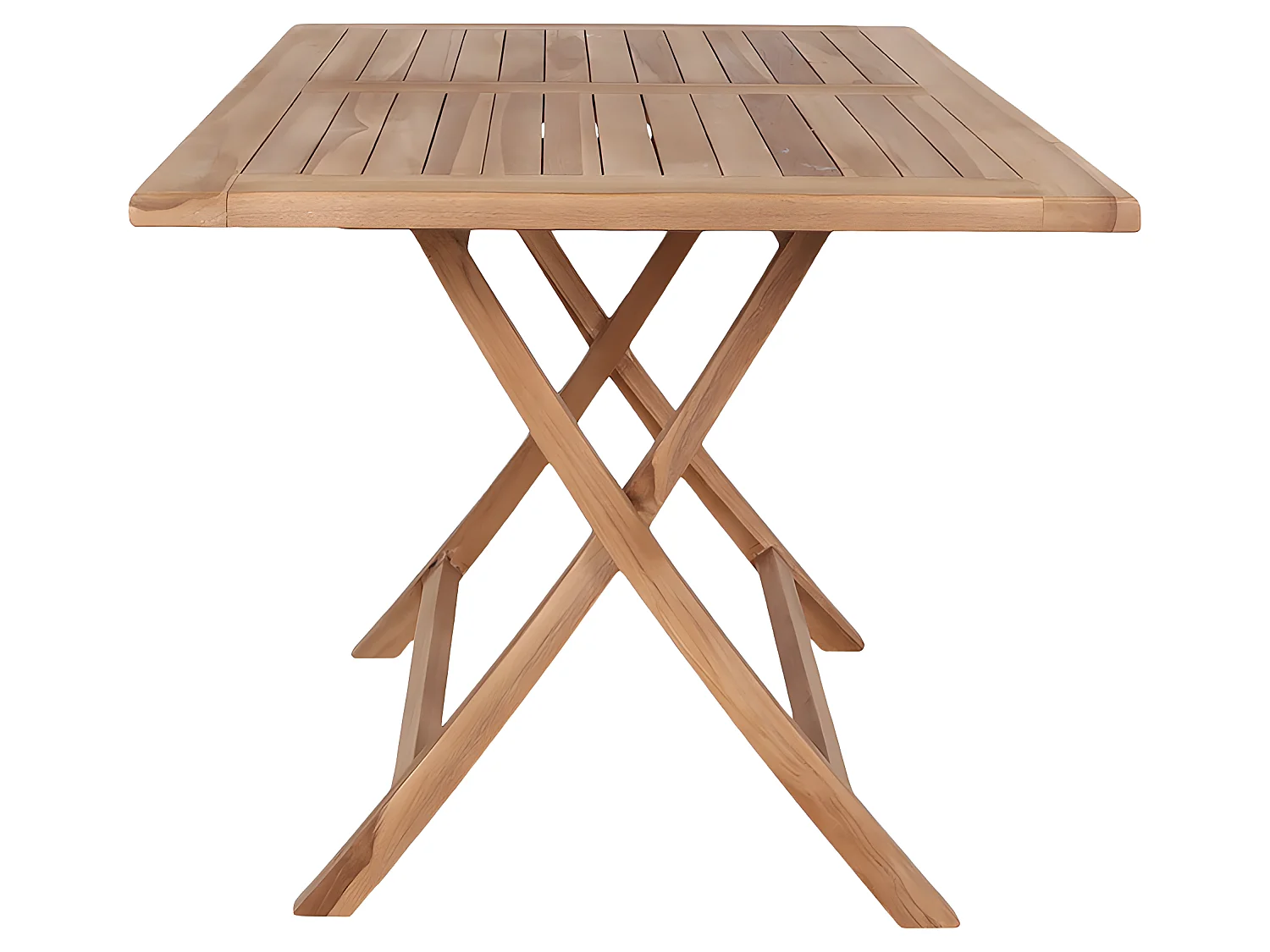 Oline Table de jardin 80x120 cm, en teck massif.