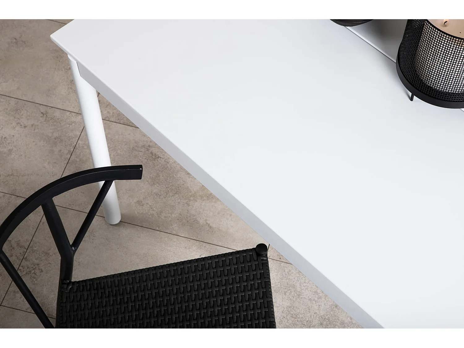 Table de Jardin "Modena" 150cm Blanc