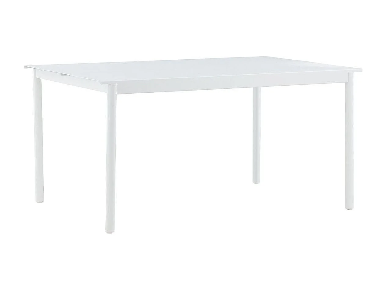 Modena eettafel tuin wit.