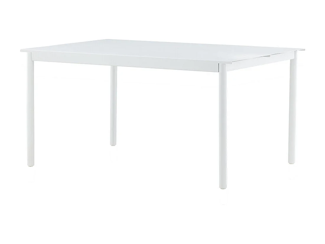 Modena eettafel tuin wit.