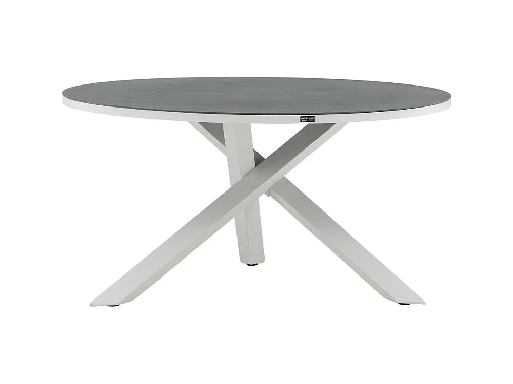 Table de Jardin Ronde "Copacabana" 140cm Gris