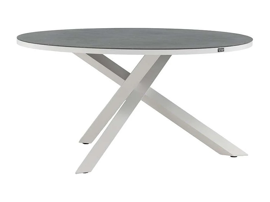 Table de Jardin Ronde "Copacabana" 140cm Gris