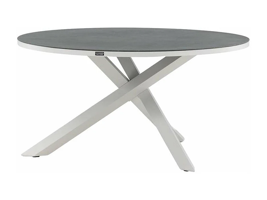 Table de Jardin Ronde "Copacabana" 140cm Gris