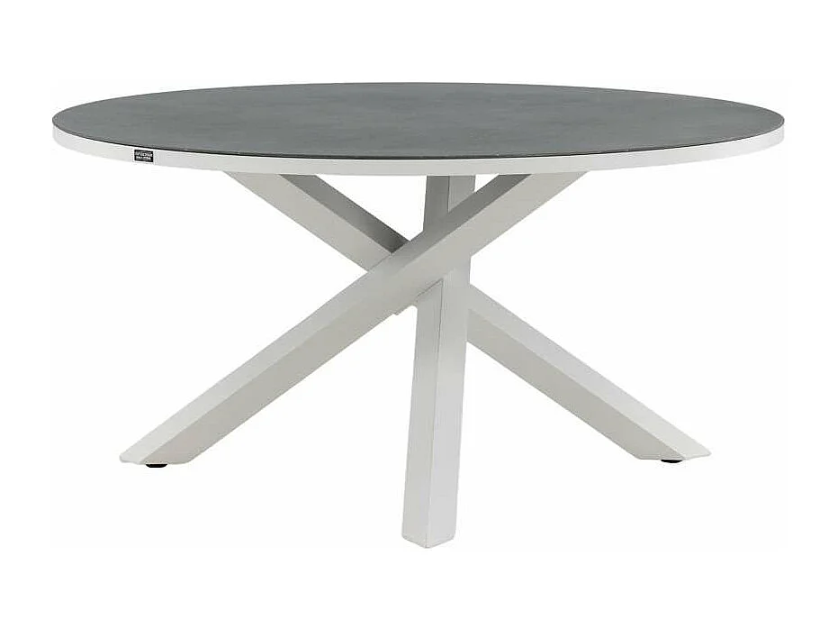 Table de Jardin Ronde "Copacabana" 140cm Gris