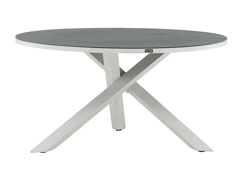 Table de Jardin Ronde "Copacabana" 140cm Gris