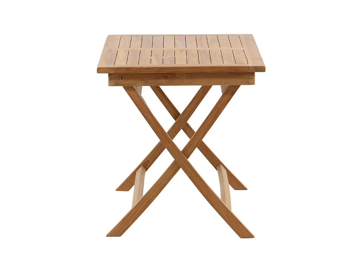Table de Jardin en Teck "Kenya" 120cm Naturel