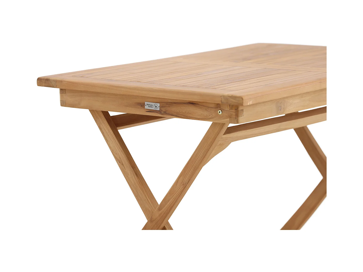 Table de Jardin en Teck "Kenya" 120cm Naturel