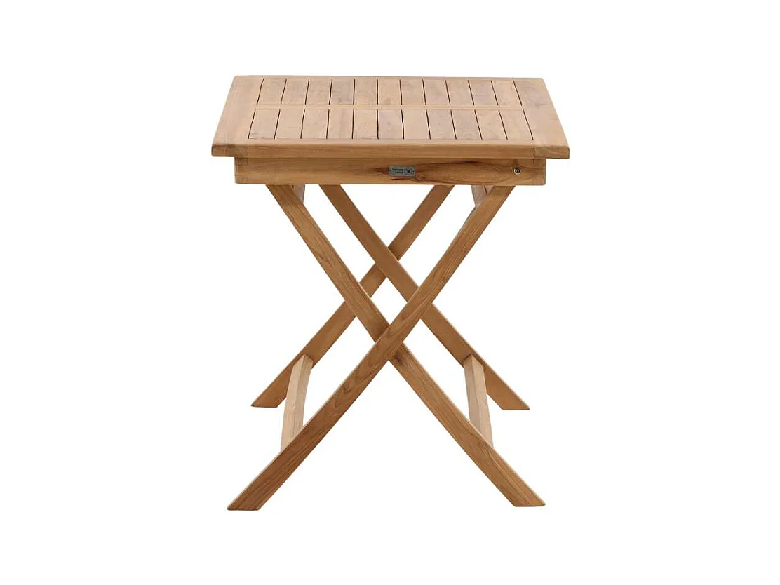 Table de Jardin en Teck "Kenya" 120cm Naturel