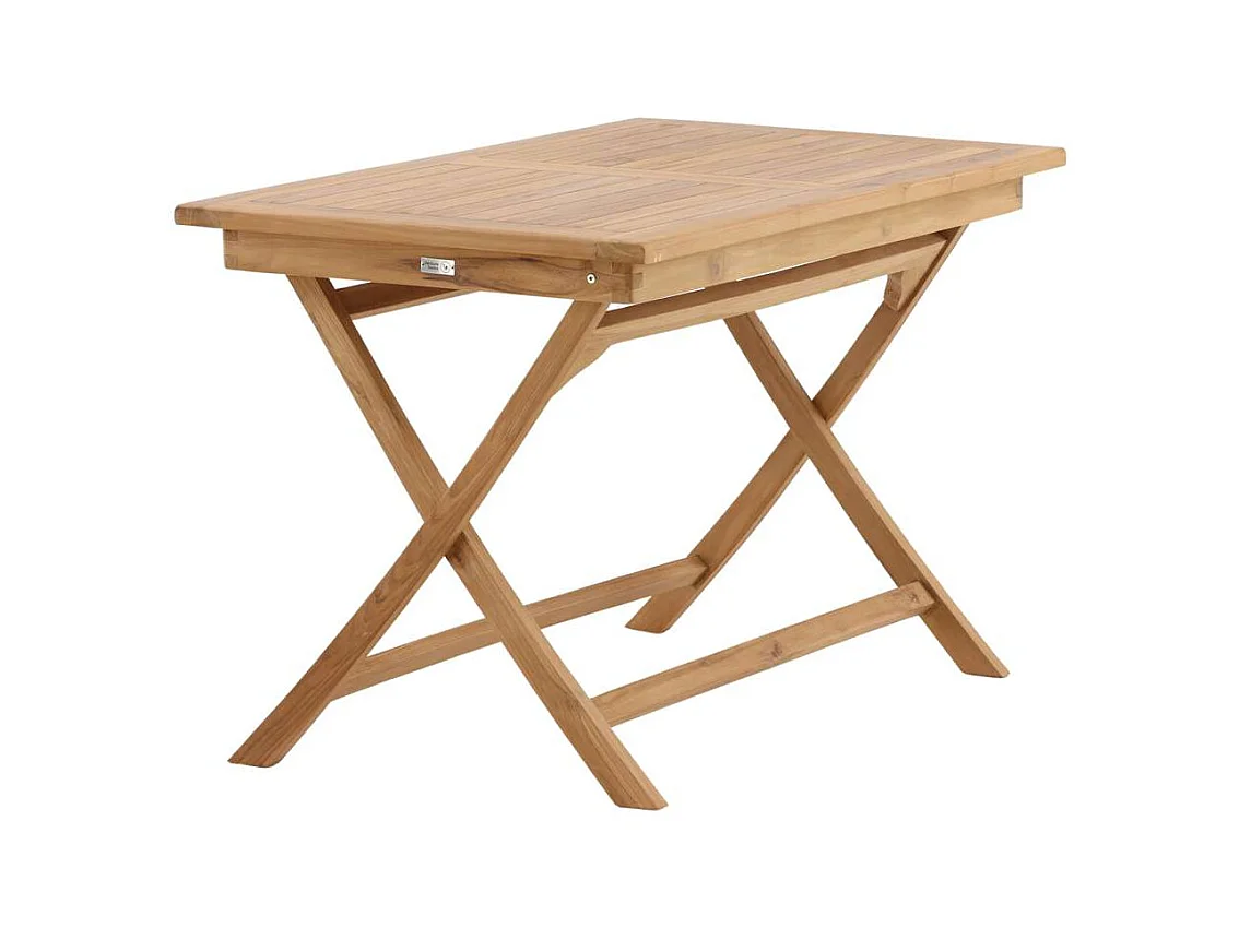 Table de Jardin en Teck "Kenya" 120cm Naturel
