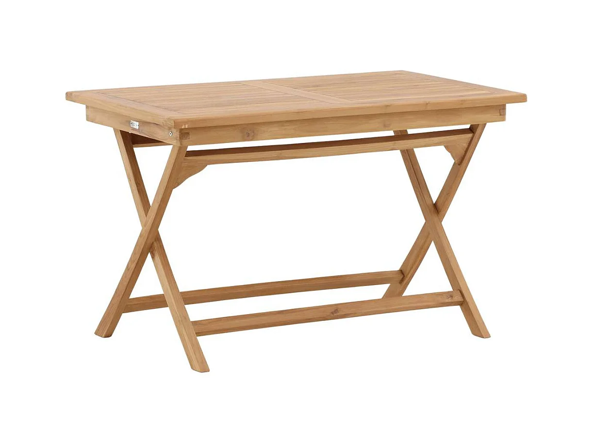 Table de Jardin en Teck "Kenya" 120cm Naturel