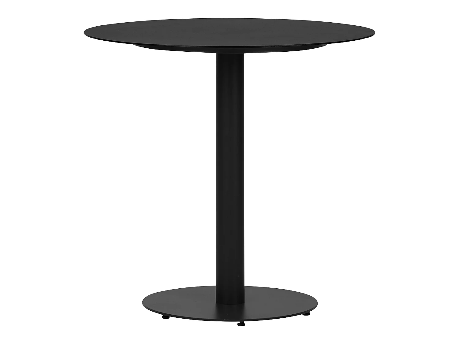 Hector Table de jardin, Ø 70 cm, noir.
