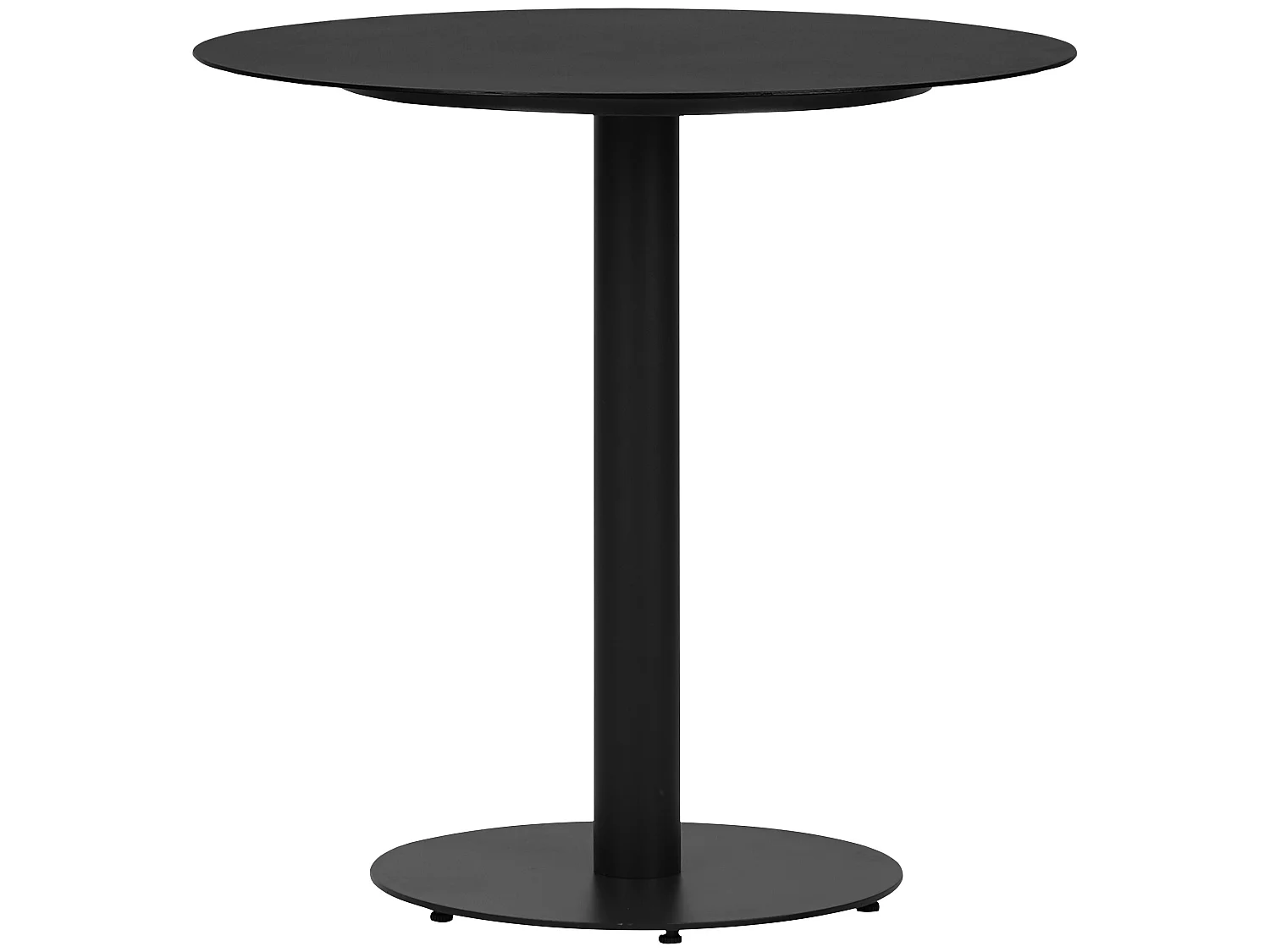 Hector Table de jardin, Ø 70 cm, noir.