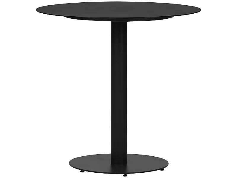 Hector Table de jardin, Ø 70 cm, noir.