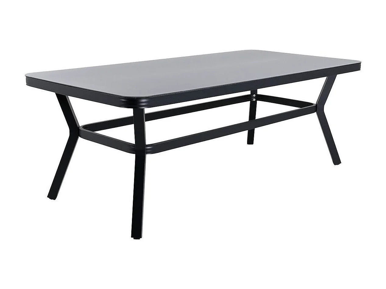 Massa eettafel tuin zwart.