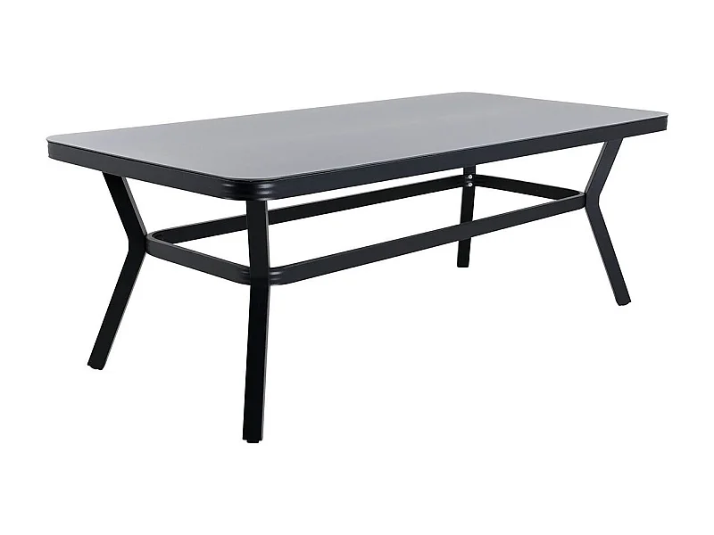 Massa eettafel tuin zwart.