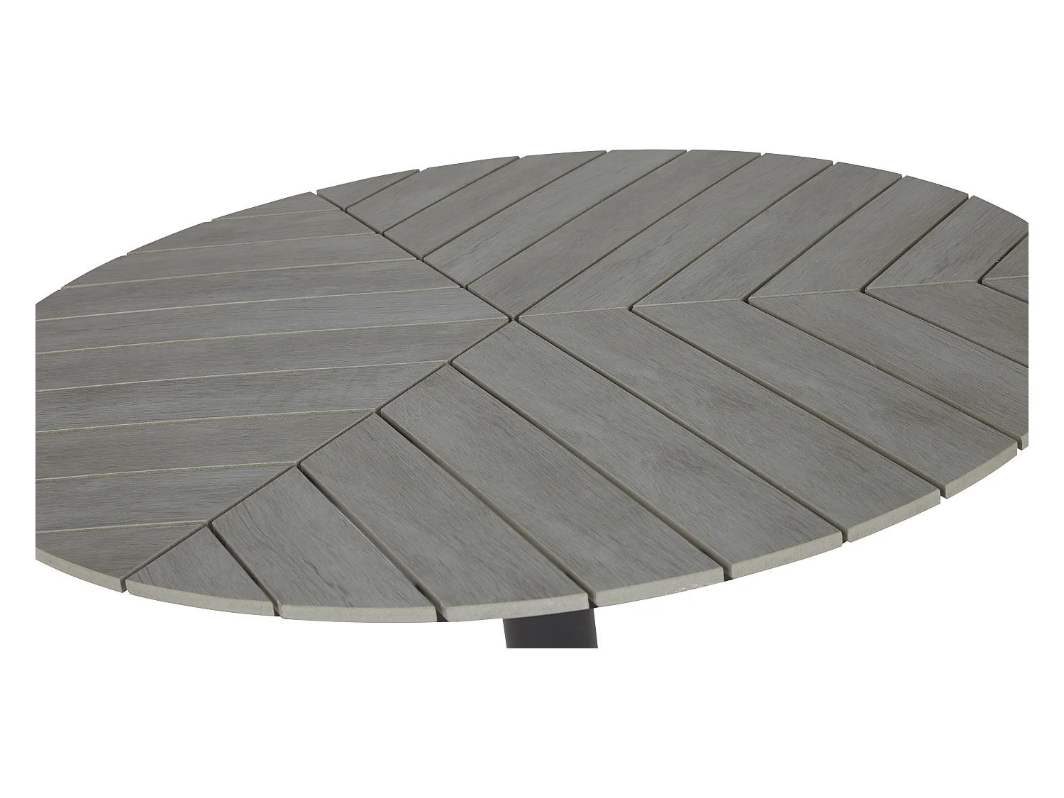 Hector Table de jardin, Ø110 cm, gris.