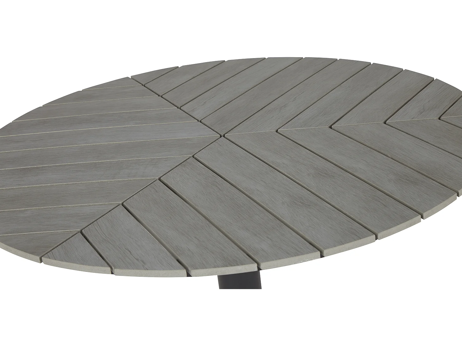 Hector tuintafel Ø110 cm grijs.