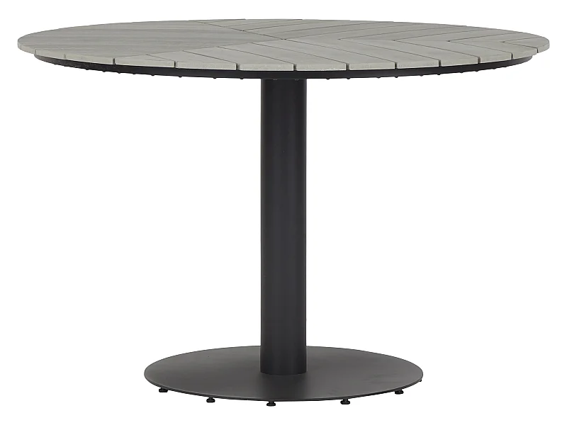 Hector tuintafel Ø110 cm grijs.