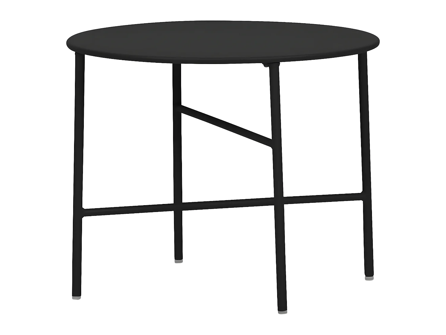 Penny Table de jardin, Ø 50 cm. H 40 cm, noir.
