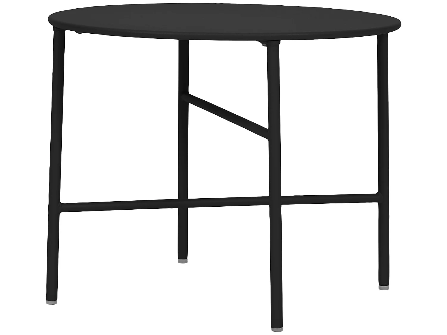 Penny Table de jardin, Ø 50 cm. H 40 cm, noir.