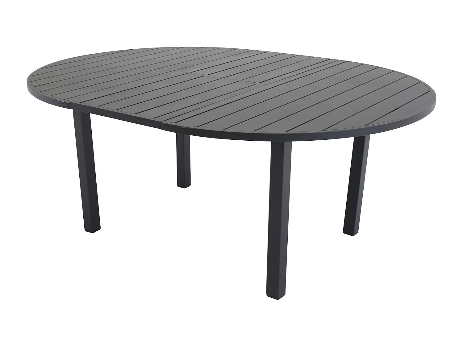 Marbella Table de salle à manger Ø 120 cm, noir.