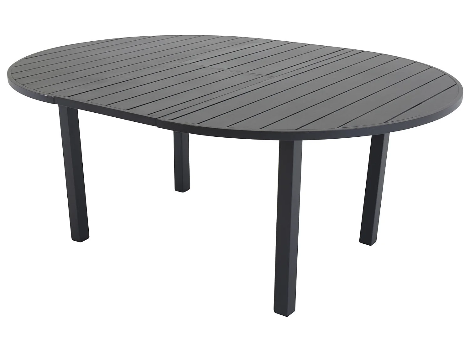Marbella eettafel tuin Ø120cm zwart.