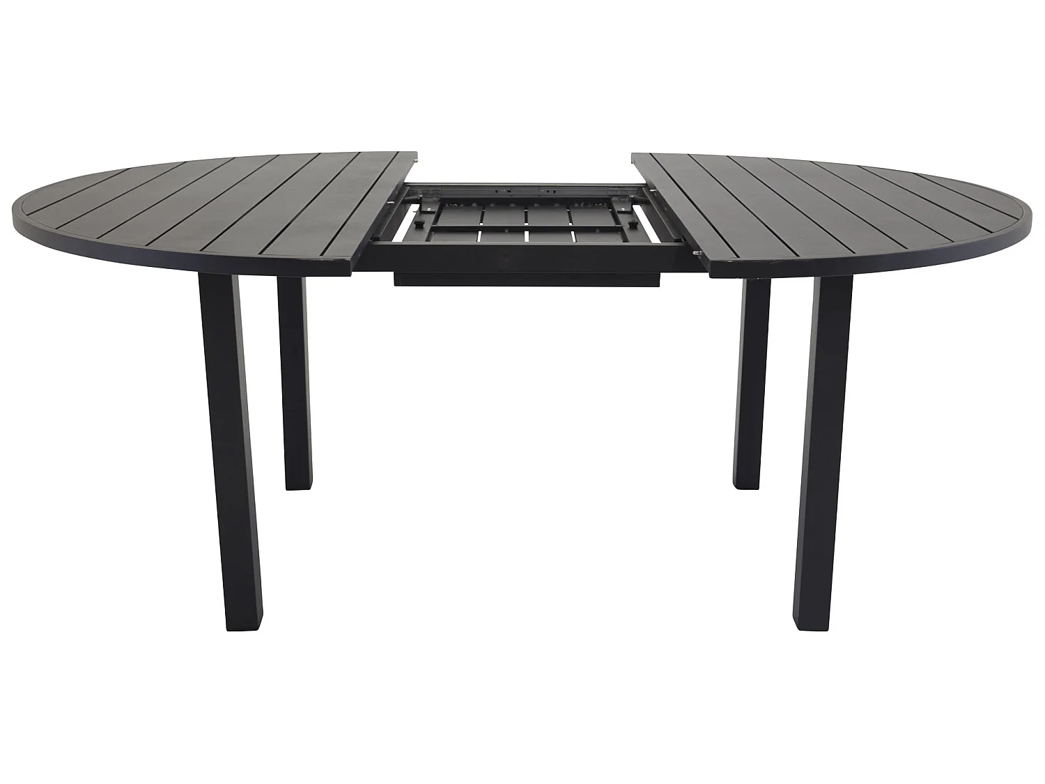 Marbella eettafel tuin Ø120cm zwart.