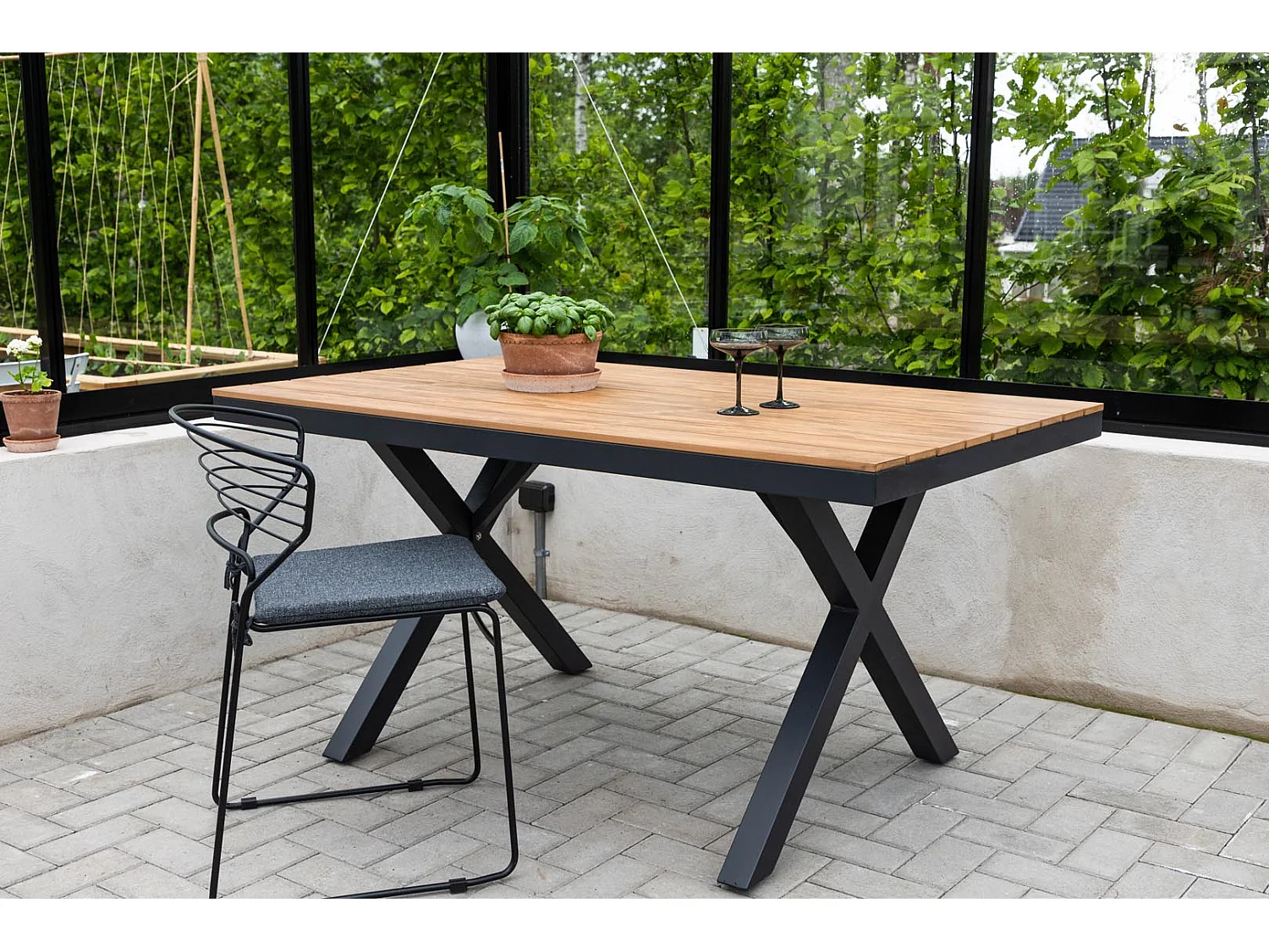 Garcia tuintafel naturel.