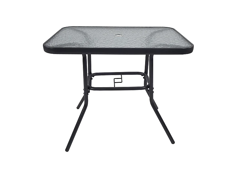 Glas Gartentisch Esstisch Balkontisch 80x55