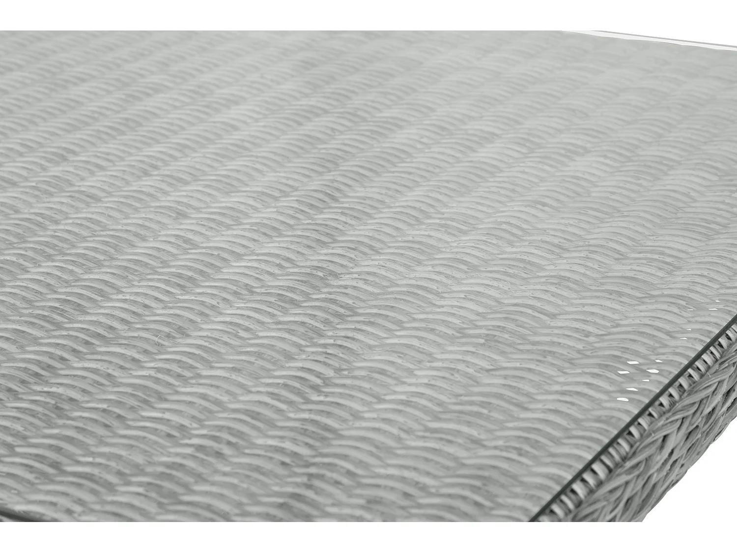 Vinor tuintafel 210 x 96 cm, met glasplaat, zand.