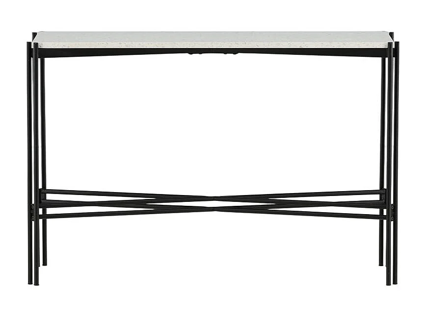 Razzia Konsolentisch 30x110 cm terazzo weiß.