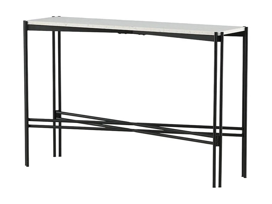 Razzia Konsolentisch 30x110 cm terazzo weiß.