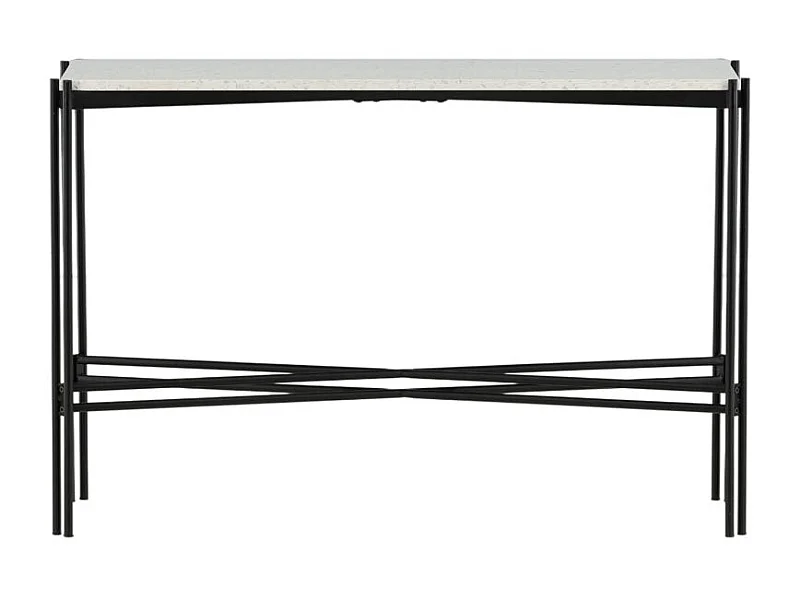 Razzia sidetable 30x110 cm terazzo wit.