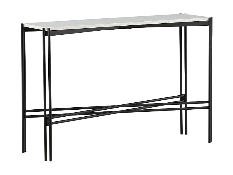 Console Design Terrazzo "Razzia" 110cm Blanc