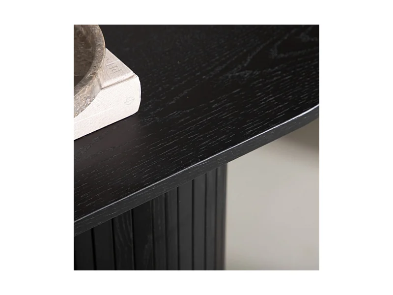 Bianca sidetable 40x130cm zwart.