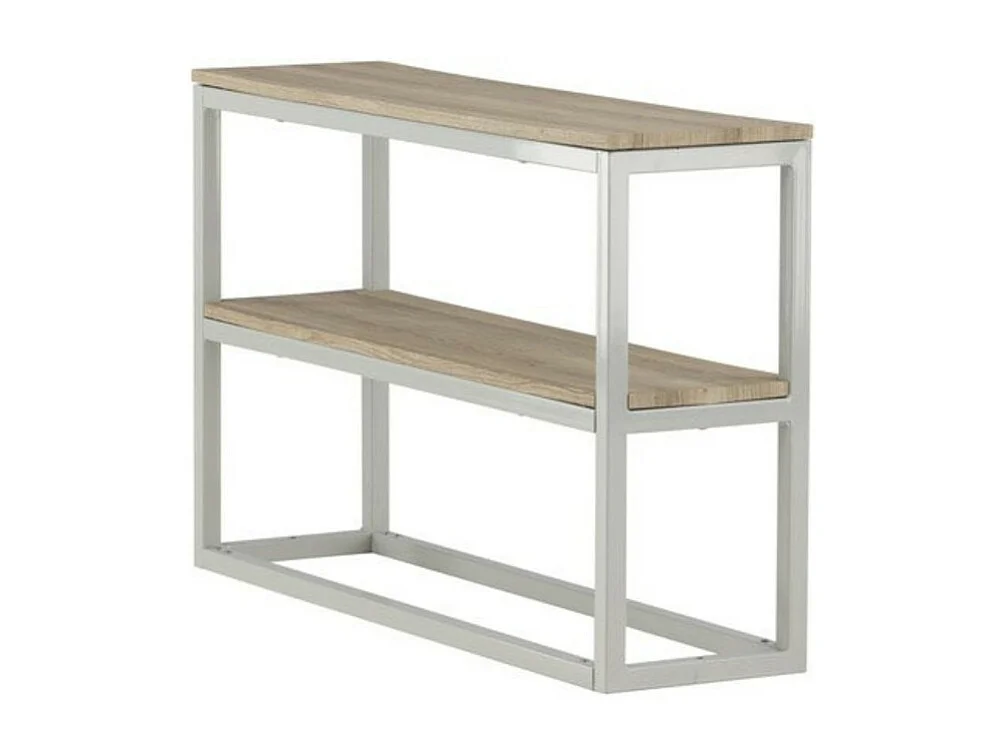 Rise Konsolentisch mit Ablage 30x110 cm Esche dekor, grau.