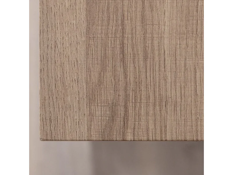 Rise Table console avec étagère 30x110 cm, finition frêne, gris.