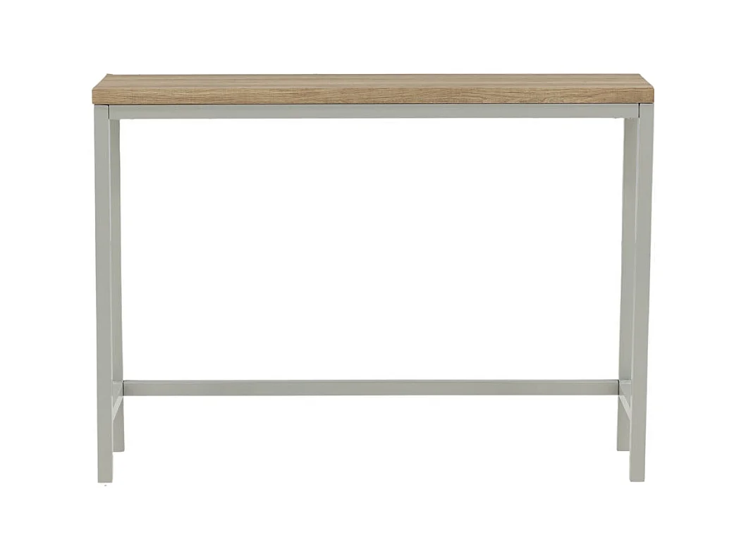 Console Design "Rise" 110cm Naturel & Gris