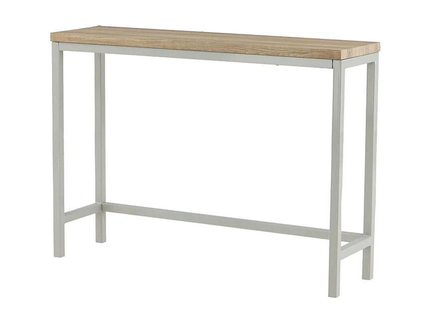 Console Design "Rise" 110cm Naturel & Gris