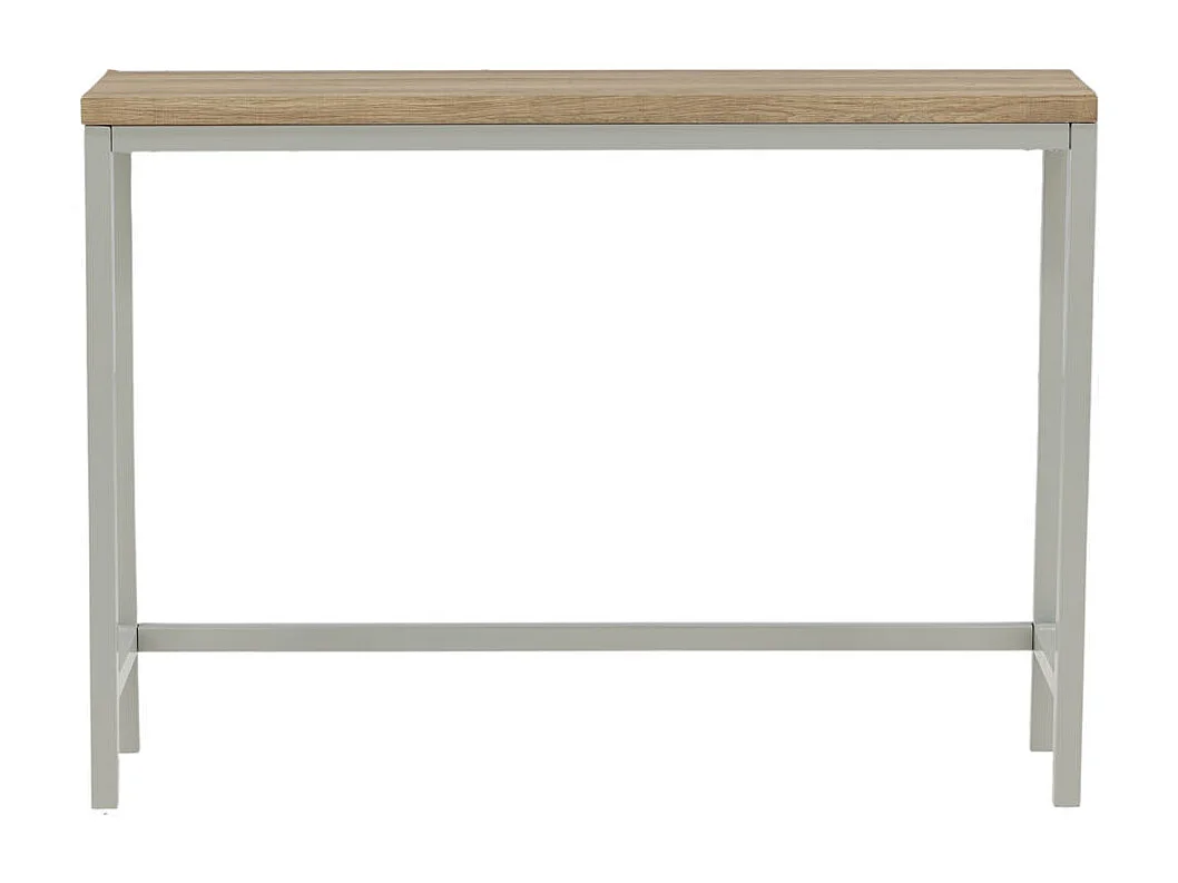 Rise Table console 30x110 cm, finition frêne, gris.
