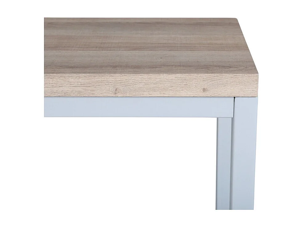 Rise Table console 30x110 cm, finition frêne, gris.