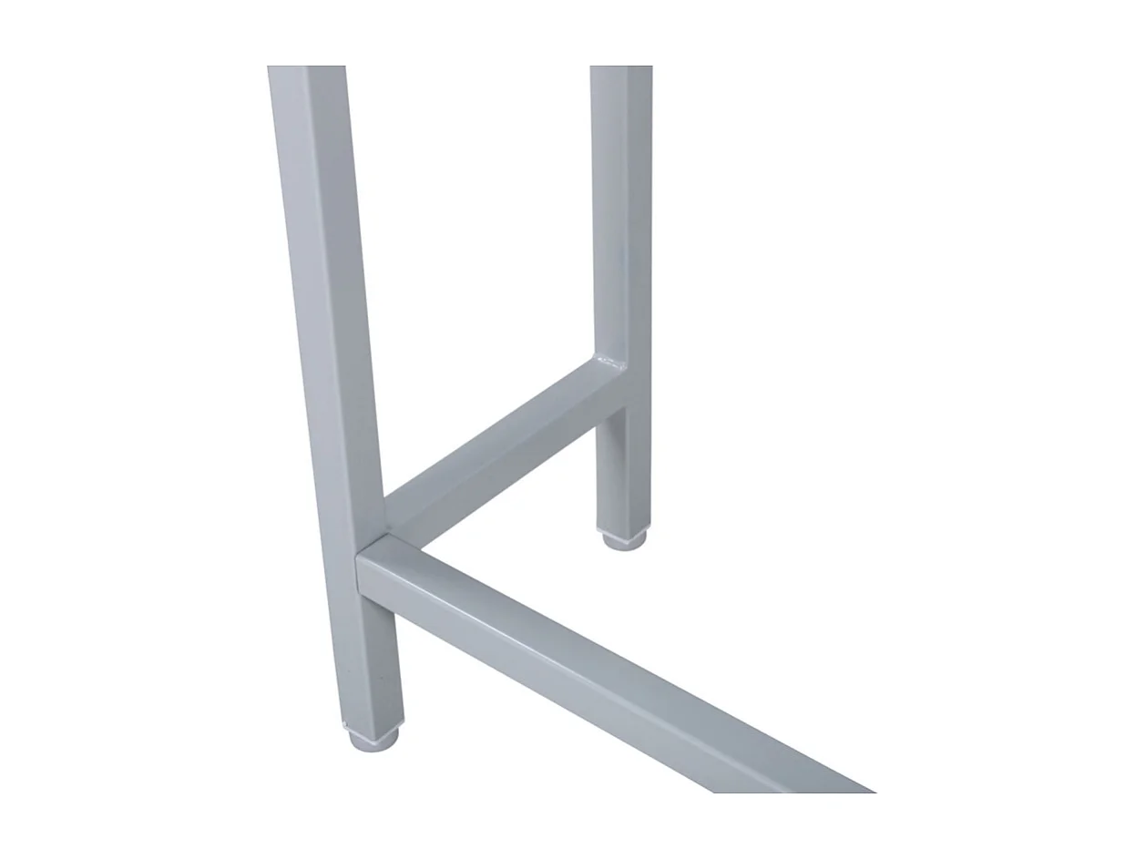 Rise Table console 30x110 cm, finition frêne, gris.