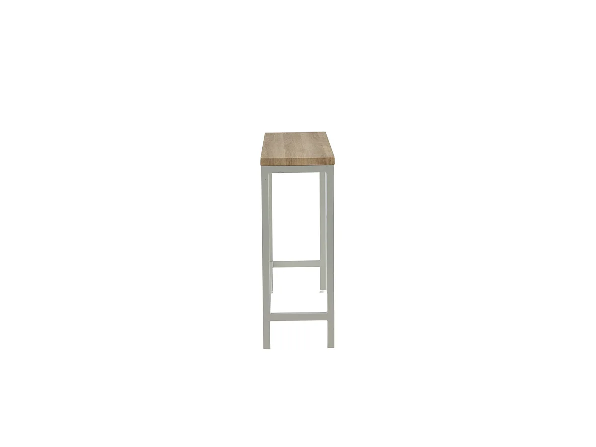 Console Design "Rise" 110cm Naturel & Gris